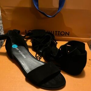 Stuart Weitzman Corvata Ankle wrap Sandals